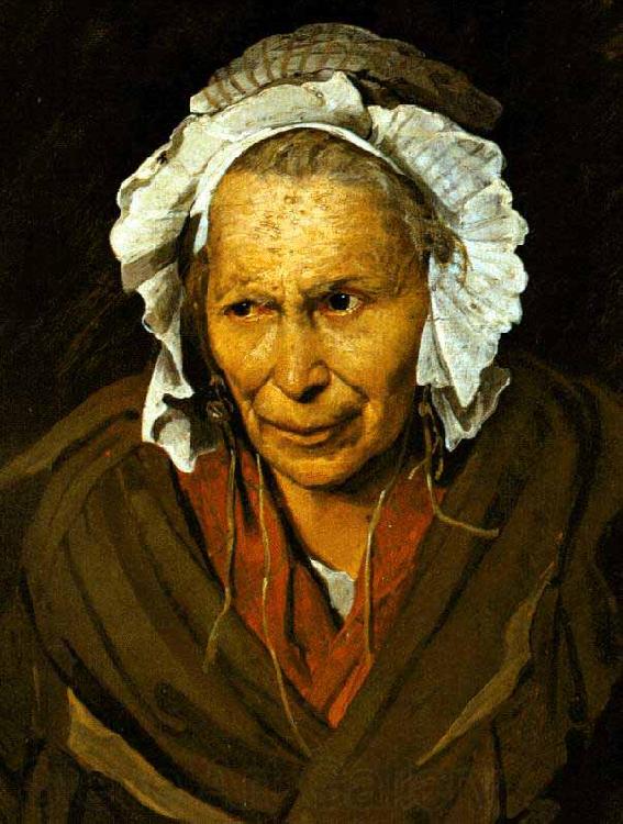 Theodore   Gericault Insane Woman Germany oil painting art